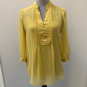 Banana Republic Yellow Silk Blouse (2 pc)